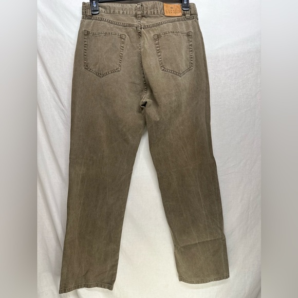 Joseph Abboud Brown Denim Pants - Size 34 | 100% Cotton‎ Vintage - Picture 9 of 9